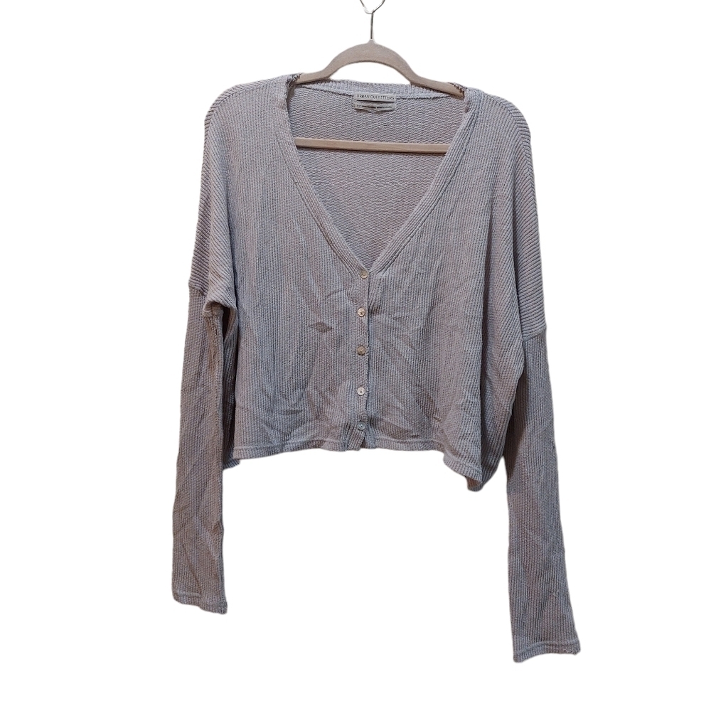 Urban Outfitters Ladies Long Sleeve Button Front Thermal Top- size S